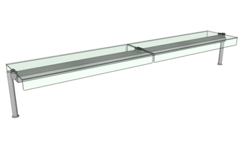 PRESENTOIR NEUTRE PH 2 FACES POUR MEUBLE L.2590 O3