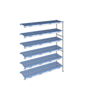 RAYONNAGE CLAYETTES POLY ANGLE 6N L1755XP400XH205