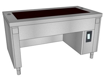 MEUBLE VITRO EMB TULIPEE 1600 4GN1/1 DL PERP B3