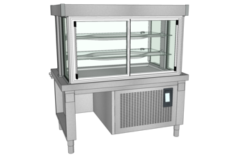 MEUBLE HOD AVEC VIT 2N 1350 DESSOUS LIBRE GPE B3