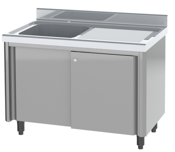 MEUBLE PLONGE RAYONNE, PORTES ET PAROIS DOUBLES, 1