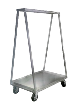 CHARIOT A CARCASSES INOX 304, 11 DENTS