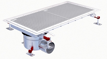 CANIVEAU EPUR INOX COMPLET SOL SOUPLE /CAILLEBOTIS