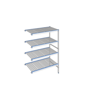 RAYONNAGE CLAYETTES ALU ANGLE 4N L1251XP560XH1750