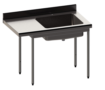 TABLE DE DEBOITAGE RAYONNEE 1500X700 1 CUVE GN3/1 