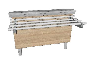 ELEMENT DE FACADE LONGUEUR 600 MM BAMBINO3