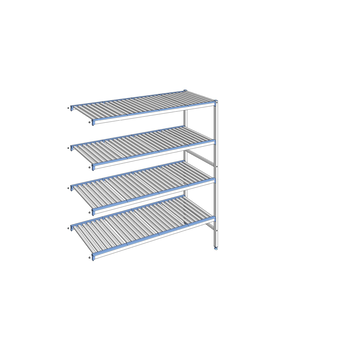 RAYONNAGE CLAYETTES ALU ANGLE 4N L1653XP560XH1750