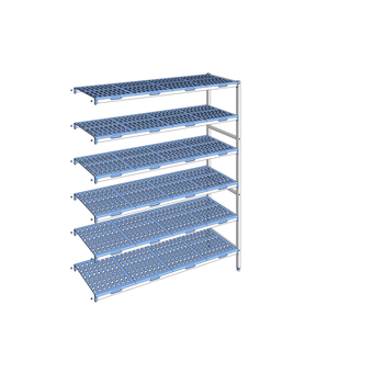 RAYONNAGE CLAYETTES POLY ANGLE 6N L1755XP500XH205