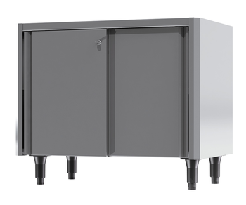 MEUBLE BAS SANS DESSUS LG1000 MM - 2 PORTES COULIS