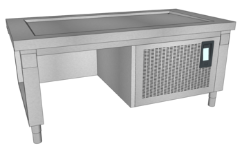 MEUBLE HOD DESSUS LISSE 1600 DESSOUS LIBRE GPE B3