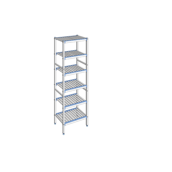 RAYONNAGE CLAYETTES ALU LIGNE 6NV L 690XP400XH2050