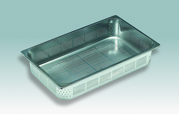 BAC INOX PERFO GN 2/1 65X53X 6