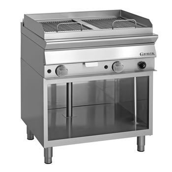 GRIL VAPEUR, GAZ, 2 GRILLES