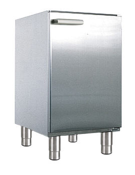 BUFFET BAS 1 PORTE CHARNIERES A GAUCHE SUR ROULETT