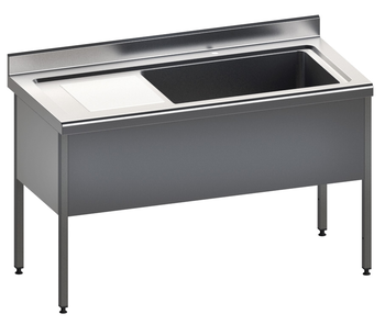 PLONGE A BATTERIE 1500X700 - EG A GAUCHE - 1 CUVE 