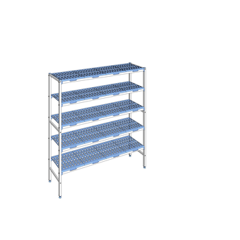 RAYONNAGE CLAYETTES POLY LIGNE 5N L1694XP400XH175