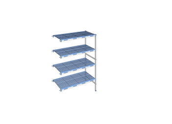 RAYONNAGE CLAYETTES POLY ANGLE 4N L1251XP500XH175