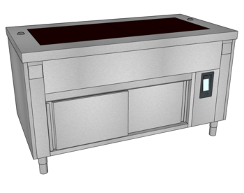 MEUBLE VITRO EMB TULIPEE 1600 4GN1/1 RESER PERP B3