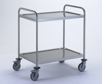 CHARIOT 2 PLATEAUX 1000X600MM SOUDÉS