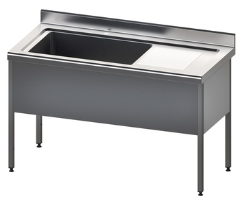 PLONGE A BATTERIE 1500X700 - EG A DROITE - 1 CUVE 