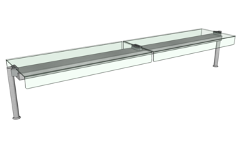 PRESENTOIR NEUTRE PH 2 FACES POUR MEUBLE L.2260 O3