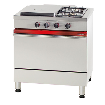 FOURNEAU AMB. DE 800 TRAD. + FOUR GAZ