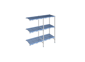 RAYONNAGE CLAYETTES POLY ANGLE 3N L1891XP500XH175