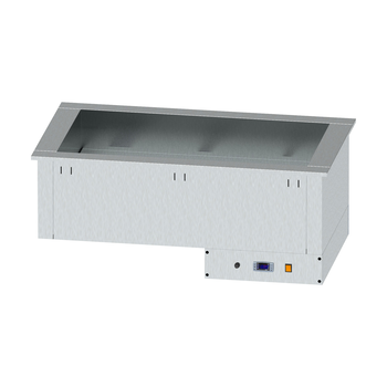 ELEMENT ENCASTRABLE - BAIN MARIE VENTILE 3 BACS