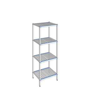 RAYONNAGE CLAYETTES ALU LIGNE 4N L 790XP500XH2050