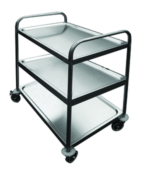 CHARIOT SERVICE DEMONTABLE INOX304 TUBE DIAM.25MM