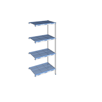 RAYONNAGE CLAYETTES POLY ANGLE 4N L 951XP500XH205