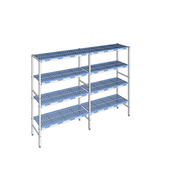 RAYONNAGE CLAYETTES POLY LIGNE 4N L2532XP400XH175