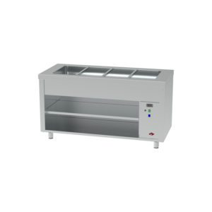 SELF-SERVICE BAIN MARIE 4 BACS RESERVE NEUTRE OUV