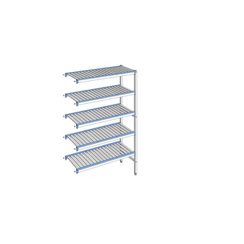 RAYONNAGE CLAYETTES ALU ANGLE 5N L1151XP400XH1750