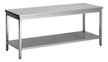 TABLE CENTRALE INOX 304 ,PIEDS