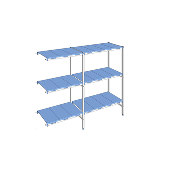 RAYONNAGE CLAYETTES POLY ANGLE 3N L2191XP500XH1750