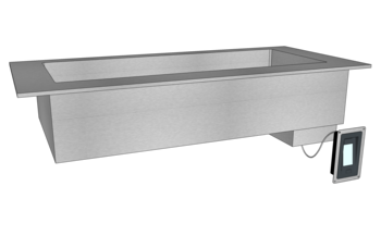 BAIN-MARIE A AIR DESSUS LISSE 4GN1/1 1580 IDECO3
