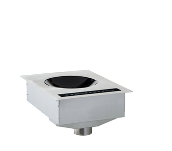 WOK INDUCTION ENCASTRABLE 7000 W TRIPHASÉ