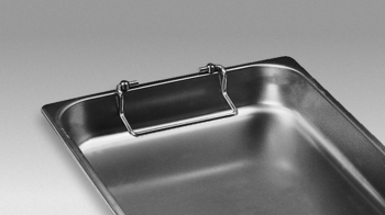 BAC INOX GASTRONORME 2/1 P.150 ANS.PLIANT.