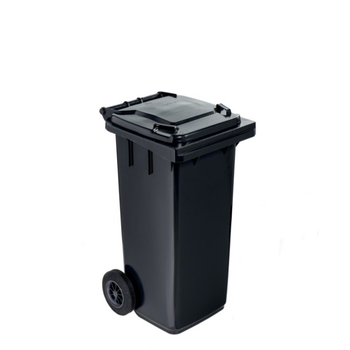 CONTAINER A DECHETS 120L GRIS 4 ROUES Ø200MM