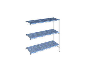 RAYONNAGE CLAYETTES POLY ANGLE 3N L1755XP500XH175