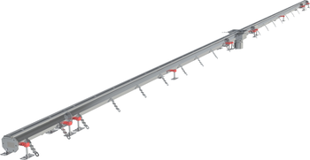 CANIVEAU MODUL 20 - L8000 - HAUT75/90 - INOX 304