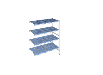 RAYONNAGE CLAYETTES POLY ANGLE 4N L1453XP560XH175