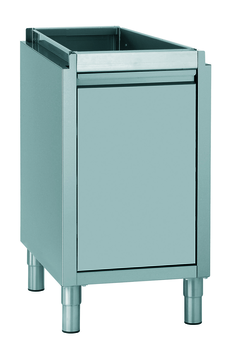 MEUBLE HUCHE A PAIN FACE INOX BASCULANTE PROF600