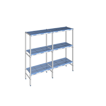RAYONNAGE CLAYETTES POLY LIGNE 3N L2032XP400XH175