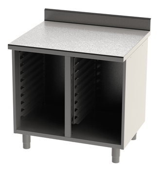 ENSEMBLE 900X750 REF. 90D AVEC DESSUS INOX A DOSSE