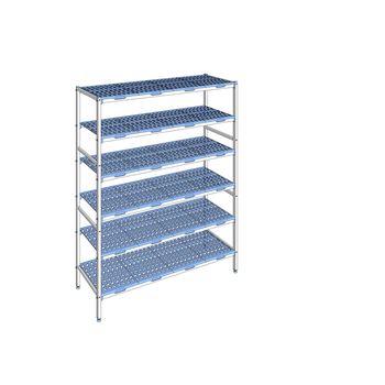 RAYONNAGE CLAYETTES POLY LIGNE 6N L1694XP500XH205