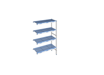 RAYONNAGE CLAYETTES POLY ANGLE 4N L1151XP400XH175