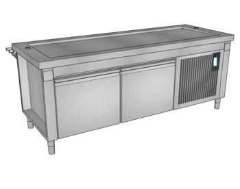 MEUBLE HOD EMB TULIPEE L.2260 RES 2GN2 O3