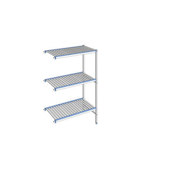 RAYONNAGE CLAYETTES ALU ANGLE 3N L1151XP500XH1750